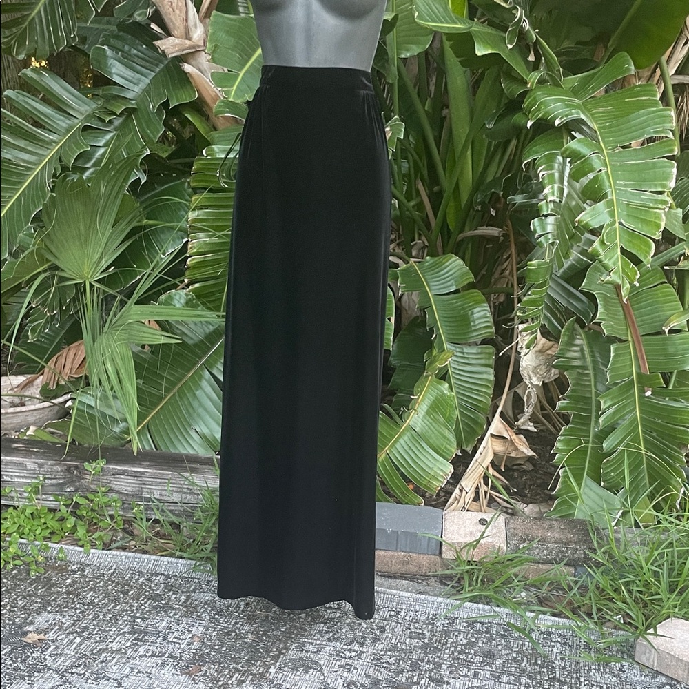 Alex evenings, velvet pencil column, maxi skirt